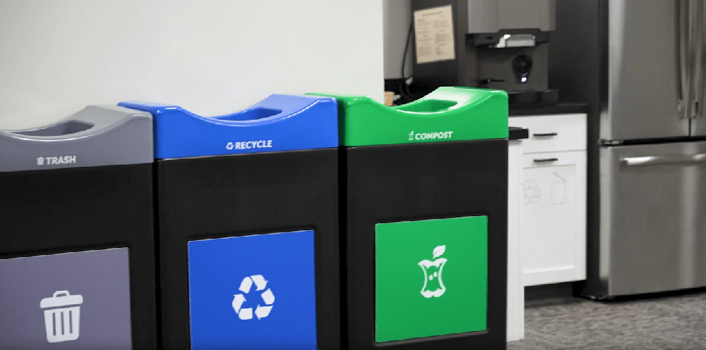 ENCOURAGE RECYCLING AND SUSTAINABILITY - Make a Clean Sweep with Commercial Indoor Trash Cans
